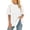 White, variant on Women Summer T Shirt Short Sleeve Round Neck Casual Loose Top
