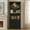 Black, variant on LJAN 78.75" Farmhouse Tall Bookcase Display Cabinet with Storage and LED Light, 5 Colors Adjustable, Wood Mid Century Modern Bookshelves with Shelves for Living Room, Classroom, Office, Freestanding