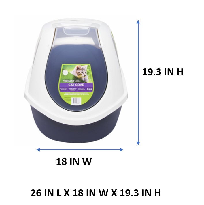 Vibrant Life Mega Smart Cat Cove Enclosed Litter Box photo 5