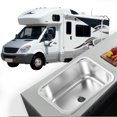 thumbnail image 1 of Square RV Sink, Hand Wash Sink 345x245x136mm  for Campervans, 1 of 8