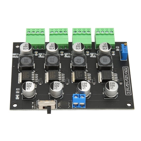 Voltage Less Module Adjustable Voltage Output Power Module, Low Noise Low Ripple PCB Board ...