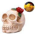thumbnail image 1 of Halloween Rosa Flor Esqueleto Iluminar Decoración Led Cabeza De Esqueleto Luz De Noche Para Casa Embrujada Fiesta De Halloween Guardurnaity HA045454-01, 1 of 6