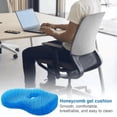 thumbnail image 6 of Gel Seat Cushion, Heavy-Duty Honeycomb Gel Seat Cushion for Long Sitting Pressure Relief, Non-Slip Soft Breathable Cooling Cushion for Office Chair Car Seat, Ergonomic Support (Blue), 6 of 8