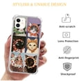 thumbnail image 2 of Cat Painting Case Compatible with iPhone 12,Aesthetic Art Design TPU Bumper Cover Case, 2 of 4