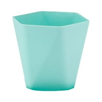 Hmgxay Large Plastic Flower Pot, Thickened Planter for Indoor and Outdoor Use, Sturdy Gardening Container with Saucer and Drainage Hole, Colorful Nursery Pot for Flower Lovers(Green)