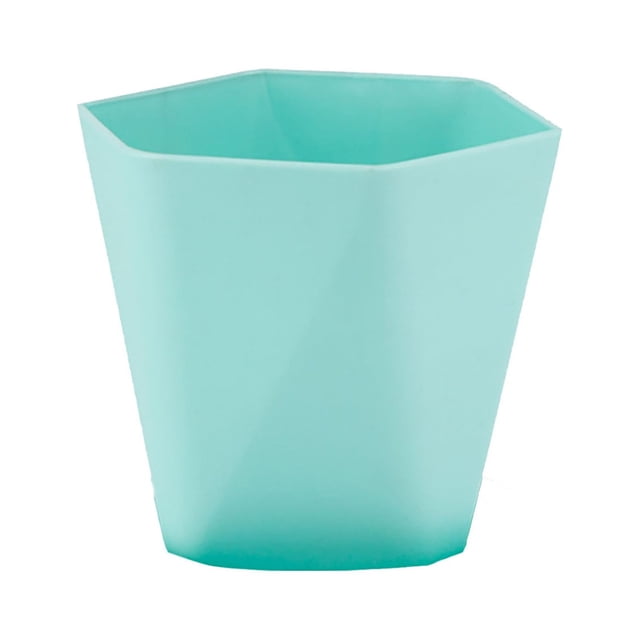 Fiudx Maceta de Plástico Gruesa y Grande, con Orificio de Drenaje para Ventilación, Ideal para Interiores y Exteriores, Ideal para Jardines, Estanterías y Alféizares, Ligera, 16,5 X 16 X 14,5 Cm.