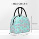 thumbnail image 2 of Balery Colorful Sweet Donuts Bolsa de Almuerzo para Mujeres, Caja de Almuerzo, Bolsa de Almuerzo Pequeña Impermeable, Tote de Almuerzo Reutilizable con Gran Capacidad, 2 of 6