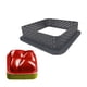 thumbnail image 3 of Bewildely Molde para tartas, postre, Mousse, molde para tartas, utensilios para hornear de plástico, herramienta para hornear en casa Herramientas y accesorios para hornear negro 8.2*2 cm, 3 of 6