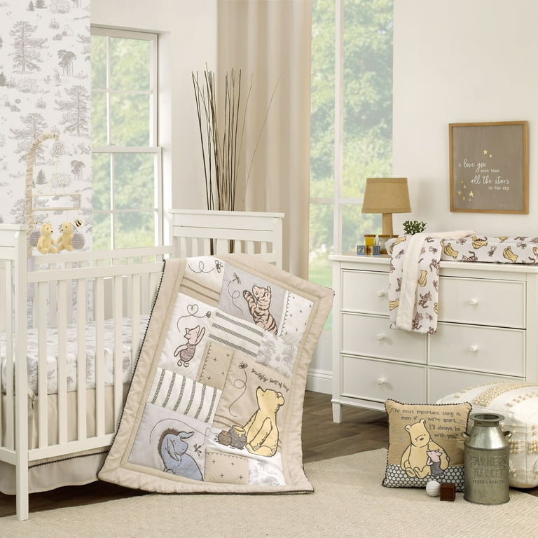 Disney 6 piece discount nursery crib bedding set