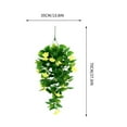 thumbnail image 4 of Clearance of savings! Artificial Flowers for Outdoors Indoor 5-pronged Imitation Morning Wall Hanging Trumpet Flower Imitation Flower Rattan Decorative Flower Chlorophytum Comosum, 4 of 7