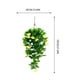 thumbnail image 3 of Flores artificiales, flores falsas, flores de imitación, juego de regalo para mujer, flor de trompeta de imitación de 5 puntas para colgar en la pared, flor de imitación, flor decorativa de ratán, Chl, 3 of 6