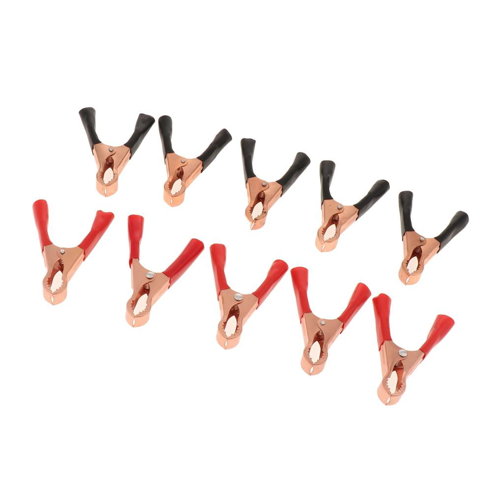 50A Clips Alligator Clamps.Terminal Test Electrical Battery Clamp black