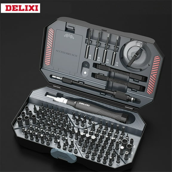 DELIXI Precision Screwdriver Set Magnetic Screw Driver for Repair Hand Tools