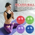 thumbnail image 4 of UOYOTT 9.8-Inch Sandblasted PVC Mini Pilates Ball for Yoga Core Strength and Flexibility Training Portable Exercise Fitness Ball, 4 of 8