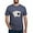 Heather Navy, variant on - Ace Spades Flush T Shirt - Mens Tri-blend T-Shirt
