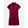 thumbnail image 4 of Weekend Academy Girls French Terry Pleated Polo Dress, Sizes 4-18, 4 of 4