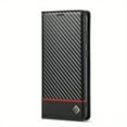thumbnail image 3 of Premium Carbon Fiber Faux Leather Flip Wallet Phone Case - Shockproof Protection for Samsung Galaxy S20/S21/S22/S23 Ultra, S20 FE, Note 20 Ultra, A52/A53/A54/A13/A04S/A14/A, 3 of 5