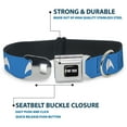 thumbnail image 4 of CBS Studios Inc. Pet Collar, Dog Collar Metal Seatbelt Buckle, Star Trek Starfleet Insignia Blue White, 9.5 to 13 Inches 1.0 Inch Wide, 4 of 8