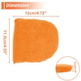 thumbnail image 4 of 2 Pcs Car Wash Towel Sponge Car Cleaning Wiping Dryer Car Washing Tool 12x11.5x2cm Tangerine Color, 4 of 6