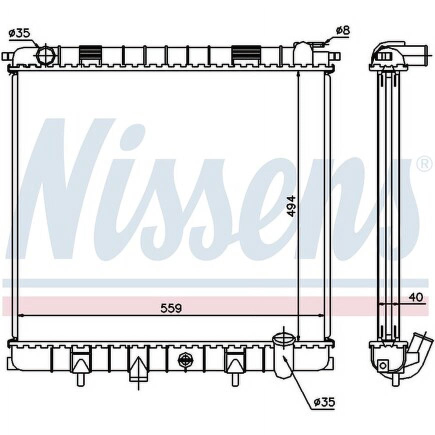 Nissens 64302A Radiator