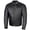 Black, variant on Men's REVOLT Natural Premium Buffalo Leather Motorcycle Jacket Vented Flexible CE Armor Removable Liner Inside Pockets Street Cruiser Touring Retro Biker Power Sport Jackets S