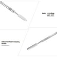thumbnail image 4 of 2 Pcs Palettes de Mélange en Acier Inoxydable pour Artistes Cosmétiques d'Art d'Ongles avec 2 Pcs Spatules, 4 of 7