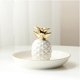 thumbnail image 5 of Bandeja de piña para anillos, collares, baratijas, porta joyas, decoración de habitación, plato Blanco, 5 of 9