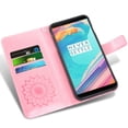 thumbnail image 2 of Case for Oneplus 5 Wallet Case Leather Premium PU Embossed Design Magnetic Closure Protective Cover with Card Slots for Oneplus 5, Rose Gold, 2 of 5