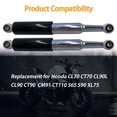 thumbnail image 5 of munirater Motorcycles Shocks Struts Absorber 345mm/13.5 Replacement for Honda 1964-1994 S65 CL/CT70 XL75 CL90/L CM91, 5 of 5