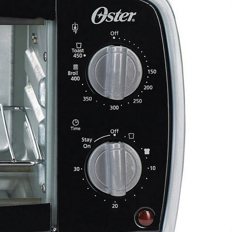 Best Buy: Oster 4-Slice Extra-Long-Slot Toaster Stainless Steel/Black  TSSTTRGM4L