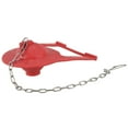 thumbnail image 3 of 2 PCS 2 Inch Toilet Flapper for Shark-Fin Flapper Replacement Kit, Replace for Toilet Part 84138, 84314, 85655 and 89825- with Steel Chain and Hook,2* Toilet Flapper,red, 3 of 8
