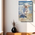 thumbnail image 4 of Havanese Dog Canvas Wall Art Puppy Print Pet Paintings Artwork, Havanese Dog Painting Poster Home Decoration Kids Bedroom Decor Framed, 4 of 6
