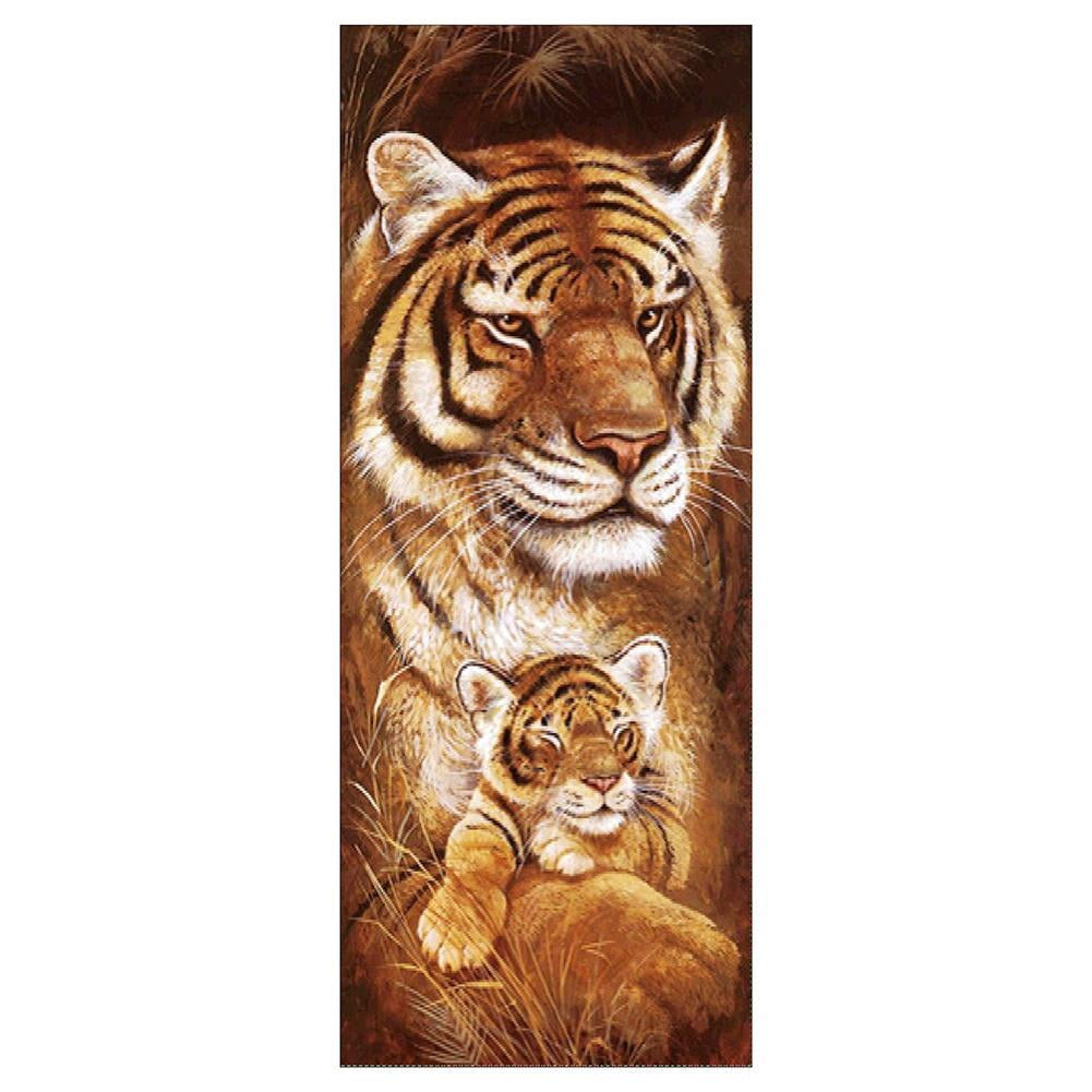 5D Diamond Painting Tiger Full Drill Embroidery Cross Stitch Kits Craft Home 