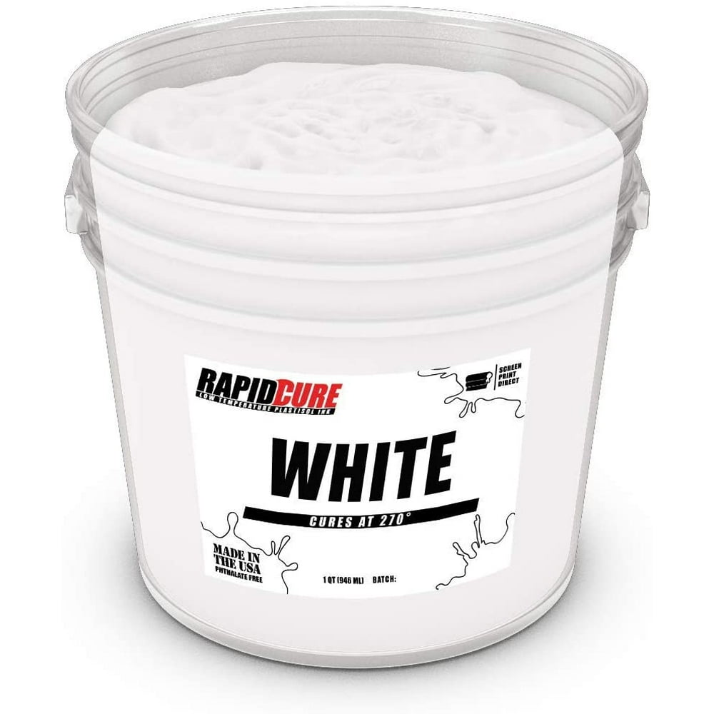 Rapid Cure White Plastisol Ink for Screen Printing Low Temperature