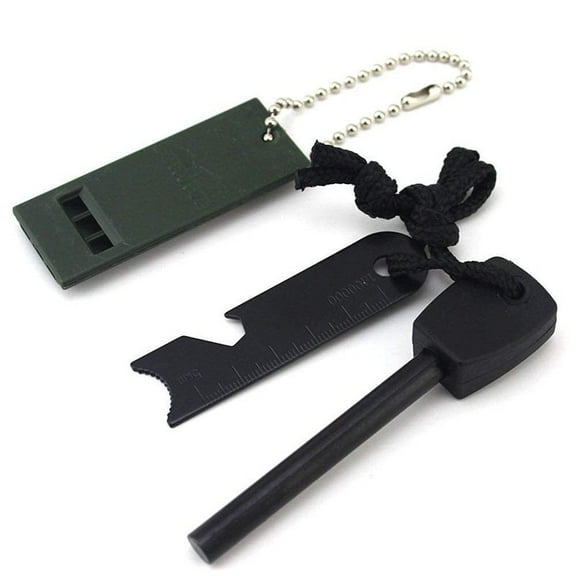 Emergency Magnesium Flint Fire Starter – Durable Survival Fire Starter Block with Striker for Camping, Hiking & Outdoor Adventures  TIKA