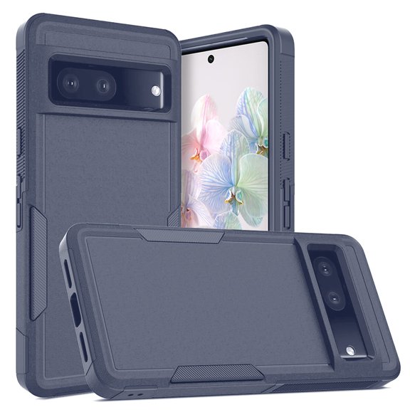 TUFF Hybrid Armor Case for Google Pixel 7 - Navy Blue