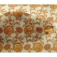 thumbnail image 4 of oneOone Viscose Chiffon Fabric Leaves & Floral Block Printed Craft Fabric BTY 42 Inch Wide, 4 of 4