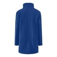 thumbnail image 4 of Bovemsi Trench Coats Long For Women Winter Stand Collar Single Breasted Wool Blend Peacoat Thicken Jacket Fall Winter Clothes S, 4 of 5