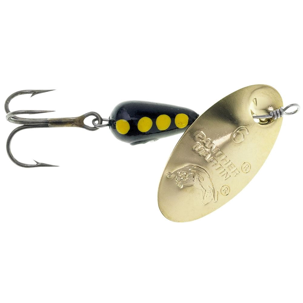 Panther Martin Classic Freshwater Fishing Lure Regular Gold 1/8oz