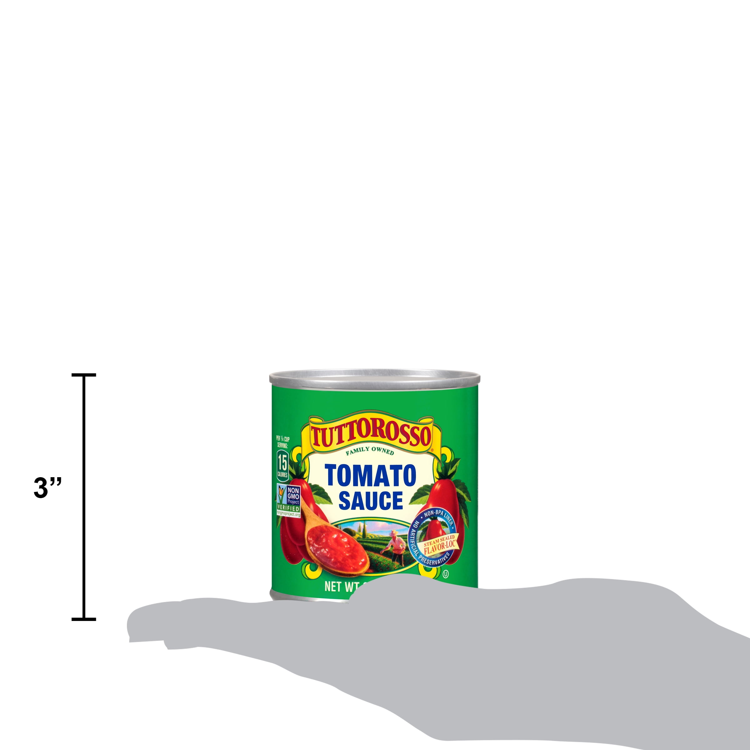 (12 pack) Tuttorosso Tomato Sauce, 8 oz Can
