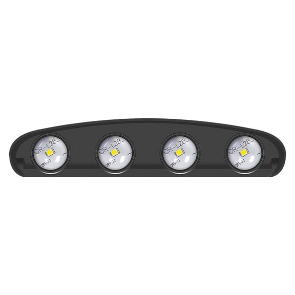 Modern wall light 8W LED black aluminum wall light, IP65 waterproof outdoor wall light, suitable for living room stairwell corridor lighting decoration, white c