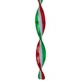 thumbnail image 6 of Northlight 6ct White, Red and Green Candy Swirl Christmas Ornaments 8", 6 of 7