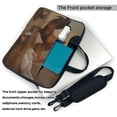 thumbnail image 2 of Lsque Oil Painting Chicken And Duck Pattern Laptop Bag – Portable & Slim Single-Shoulder Computer Case with Adjustable Strap, Protective, Lightweight for 13”/14”/15.6” Laptops, 2 of 8