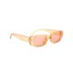 thumbnail image 2 of Qarigey Gafas de sol transparentes y lisas, ultra universales, decoración de ojos, gafas de mujer, gafas de protección solar, Color té Lentes Color naranja y té Qarigey AP011110-10, 2 of 6