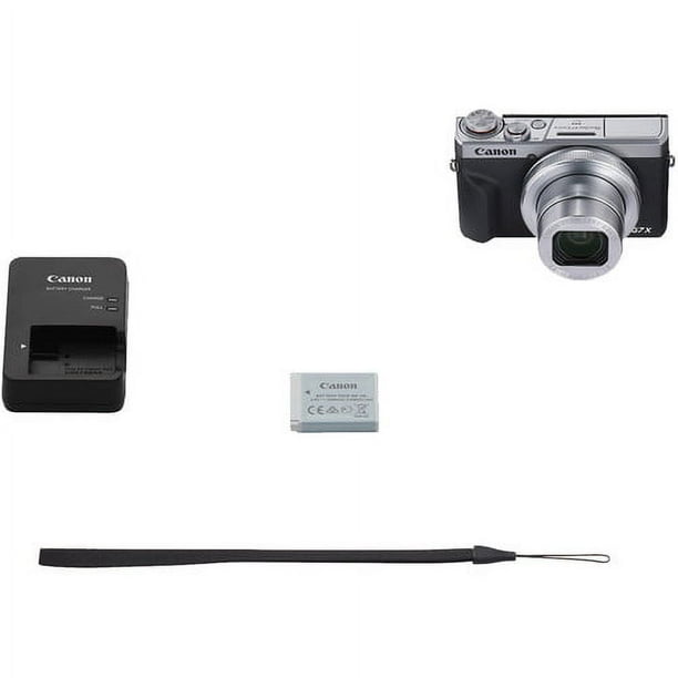 Canon PowerShot G7 X Mark III Digital Camera (Silver) with Sandisk