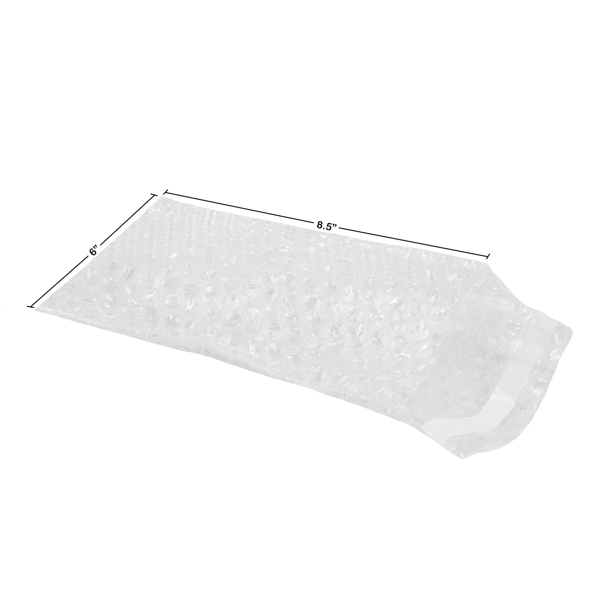 UOFFICE 250 Bubble Out Bags 6x8.5" Wrap Pouches Envelopes Self-Sealing