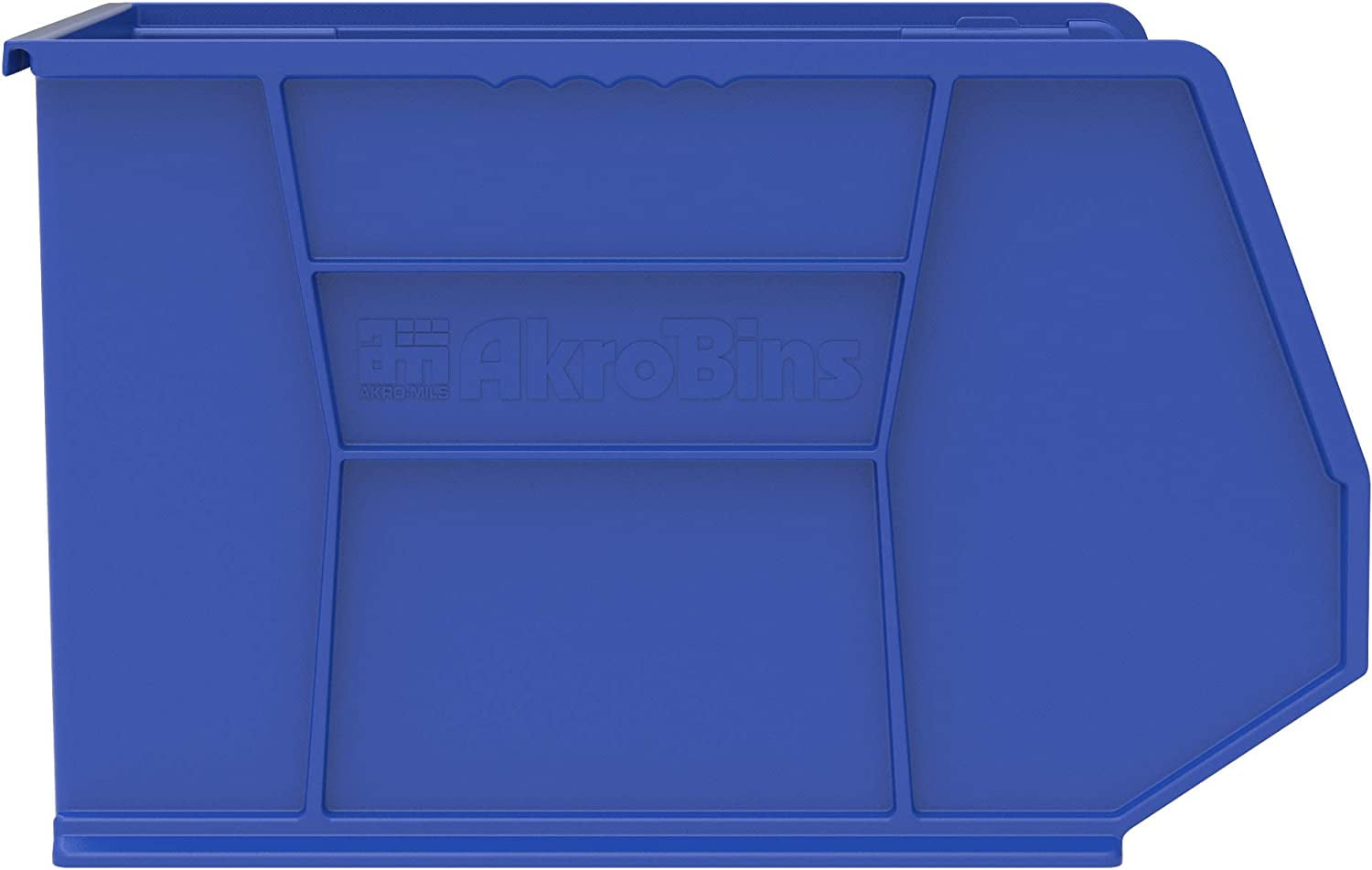 Akro-Mils 30270 AkroBins Plastic Hanging Stackable Storage Organizer Bin,  18-Inch x 16-Inch x 11-Inch, Clear, 3-Pack