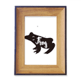 thumbnail image 1 of Frog Black And White Animal Photo Frame Exhibition Display Art Desktop Painting, 1 of 3