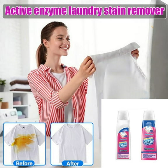 JGJJUGN Laundry Stain Remover Gel 200ml Powerful Stain Removal Effective Fabric Cleaner Easy Application for Polyester and Blends