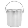 thumbnail image 4 of OULII Metal Pail For Composting And Stainless Steel Bucket With Lid Silver 1Set, 4 of 7